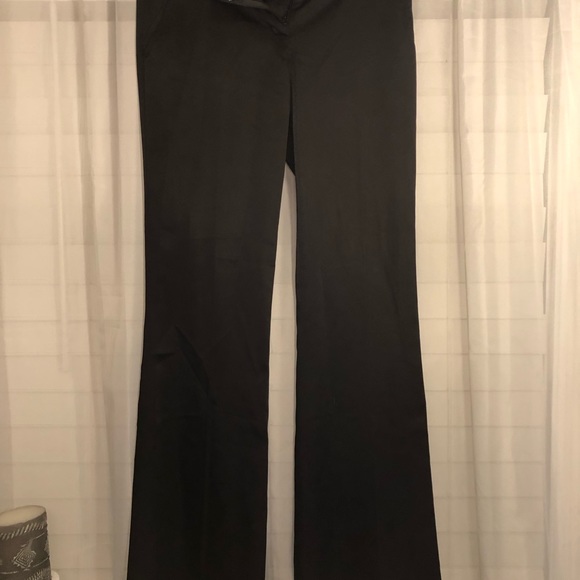 BCBG black straight leg trouser slacks size 2 - Picture 5 of 16